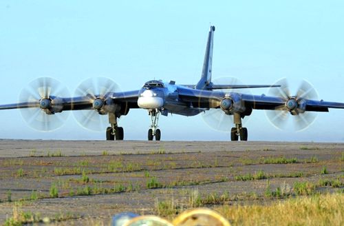 Стратегический бомбардировщик Ту-95. Фото: Марина Лысцева / ТАСС