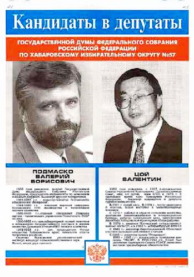 Архивный плакат. Валерий Подмаско и Валентин Цой.
