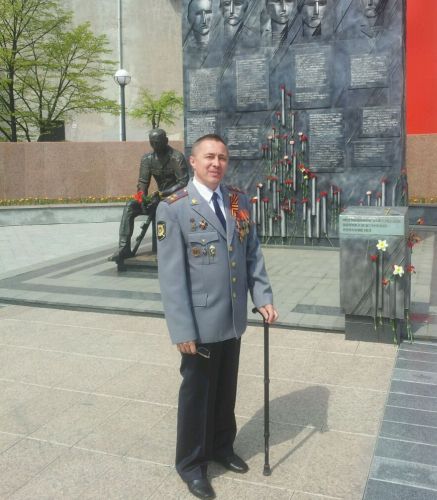 Боевой офицер полковник Александр Мухин. Фото автора