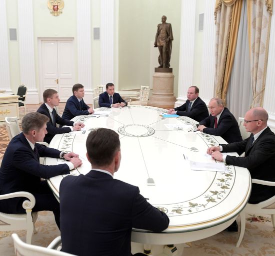 Встреча с избранными главами регионов 27 декабря 2018 г.