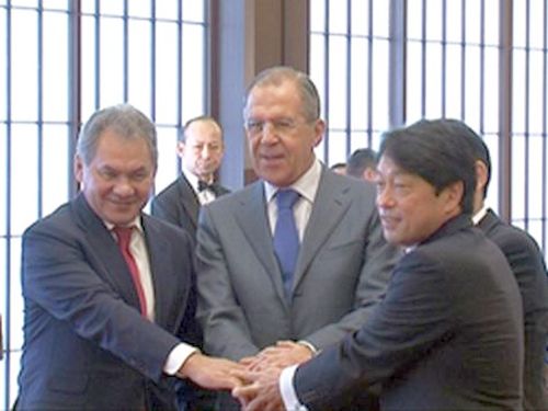 Встреча министров иностранных дел и обороны Россия и Японии в формате «два плюс два». Фото сайта МИД РФ (www.mid.ru).