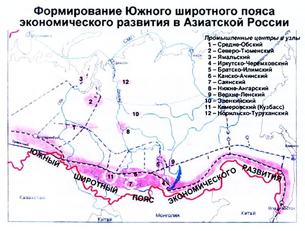 Южный широтный пояс экономического развития России (проект)