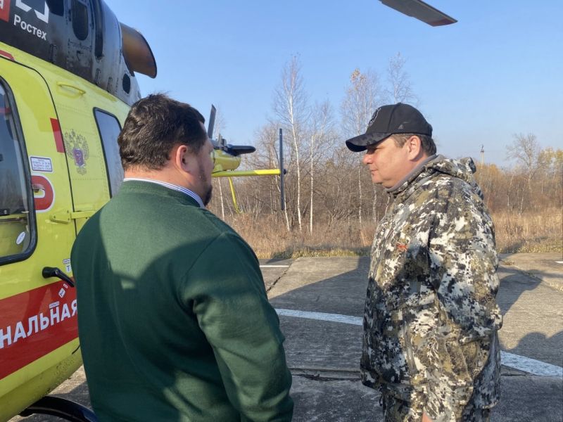 Первый на Дальнем Востоке вертолет санитарной авиации «Ансат» передан ЕАО