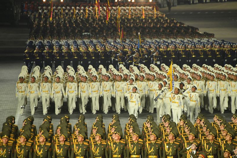 Колонны военного парада.