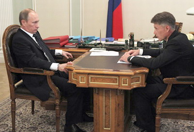 В. Путин и О. Кожемяко