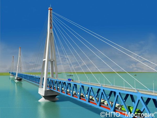 Проект моста через Лену