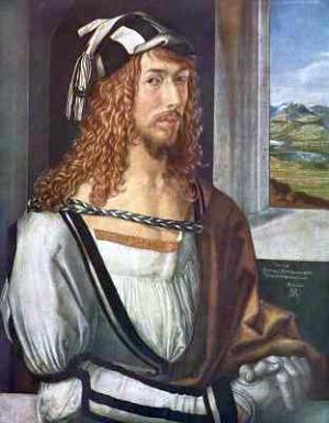 Альбрехт Дюрер "Автопортрет", 1500 г.