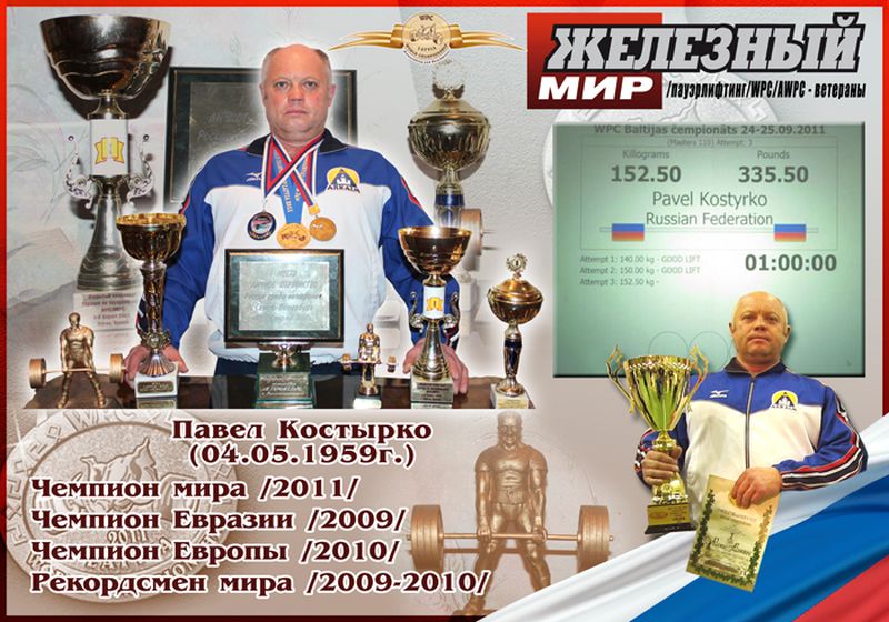 Чемпион мира Павел Костырко