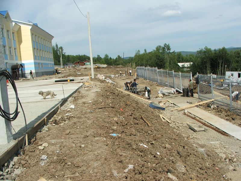 Новая школа в поселке Тумнин